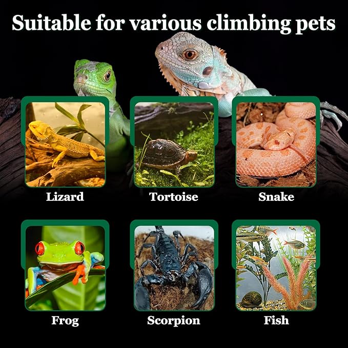 Reptile Heating Mat for Amphibians Tortoises Gecko Snake,Under Tank Heater (7W)