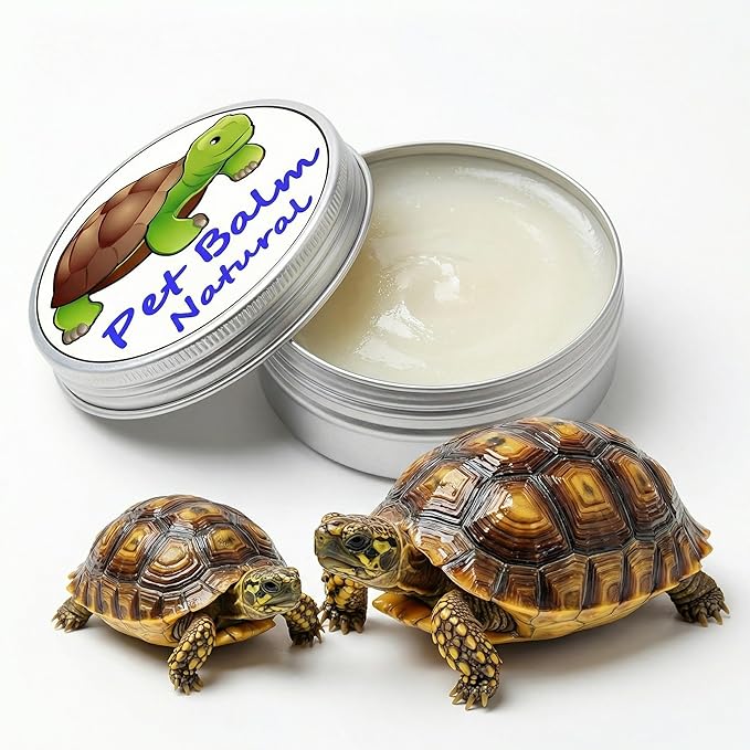 KR. LIF Tortoise Shell Balm Conditioner for Sulcata & Russian Tortoise – Turtle Shell Moisturizer Protector for Reptile Dry Skin Care 2.6 Oz