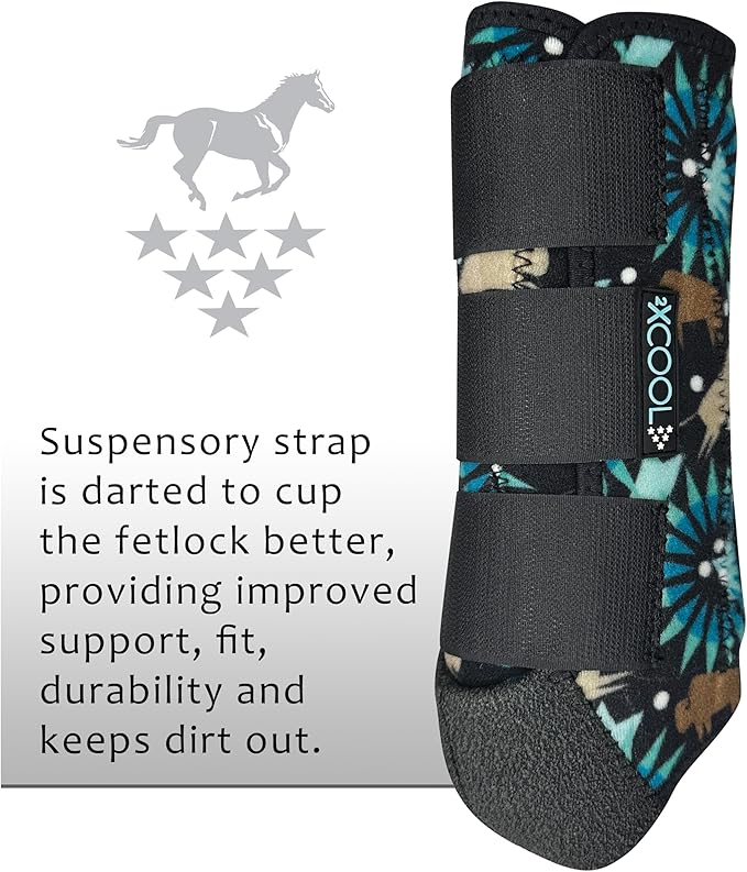 Professional's Choice 2XCOOL Sports Medicine Horse Boots | Protective & Breathable Design for Ultimate Comfort & Durability in Active Horses | Value 4 Pack