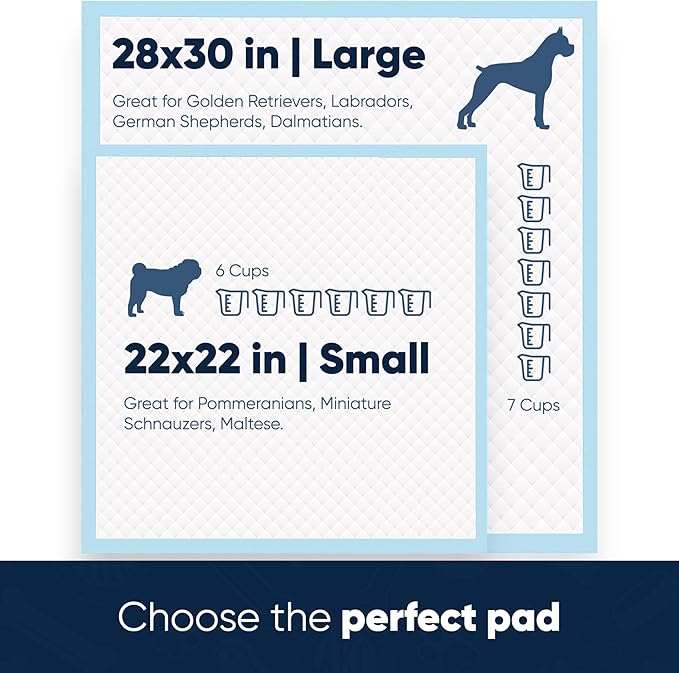 American Kennel Club Ultra Absorbent Odor Control Scented Training Pads For Dogs Leak-proof Quick Dry Gel – 22 x 22 Puppy Pads - Lavender Scented - Pack of 150