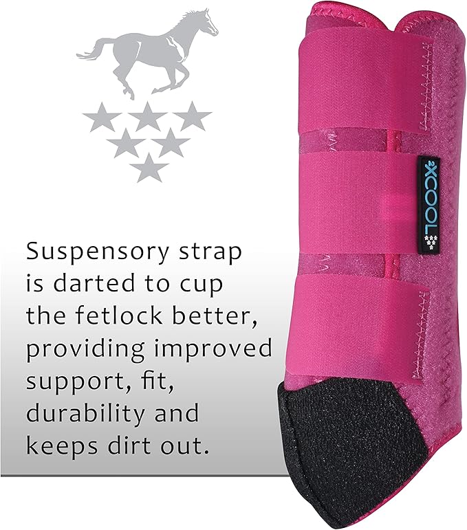 Professional's Choice 2XCOOL Sports Medicine Horse Boots | Protective & Breathable Design for Ultimate Comfort & Durability in Active Horses | Value 4 Pack