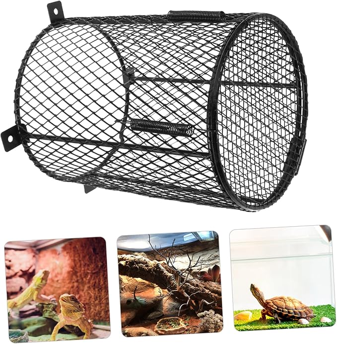 Alipis Leopard Gecko Heat Lamp Reptile Pet Heating Lamp Head Removable Lampshade Cover