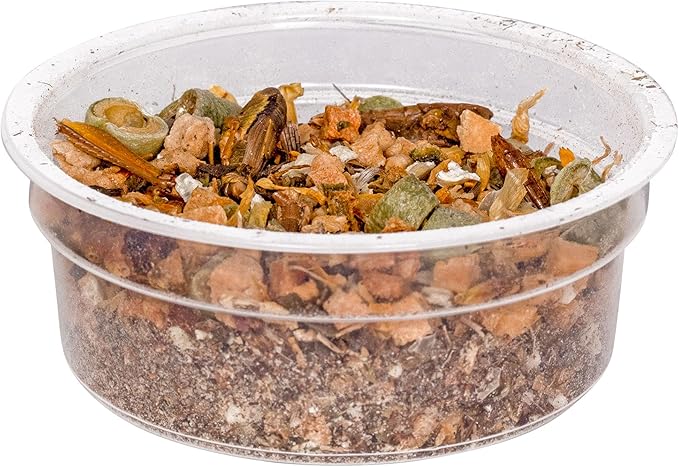 Healthy Herp Bearded Dragon Food Instant Meal for Reptiles - Nutritious Bearded Dragon Accessories, Bearded Dragon Food - Made in USA - for Box Turtles, Lizards, Tortoises - 7 x 0.2 oz (5.7g) Cups