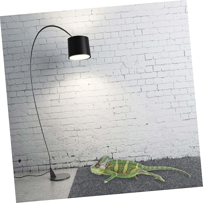 4pcs Reptile Terrarium Carpet Liner Absorbent Bedding Mat for Lizards Snakes Tortoises and Geckos Grey Substrate