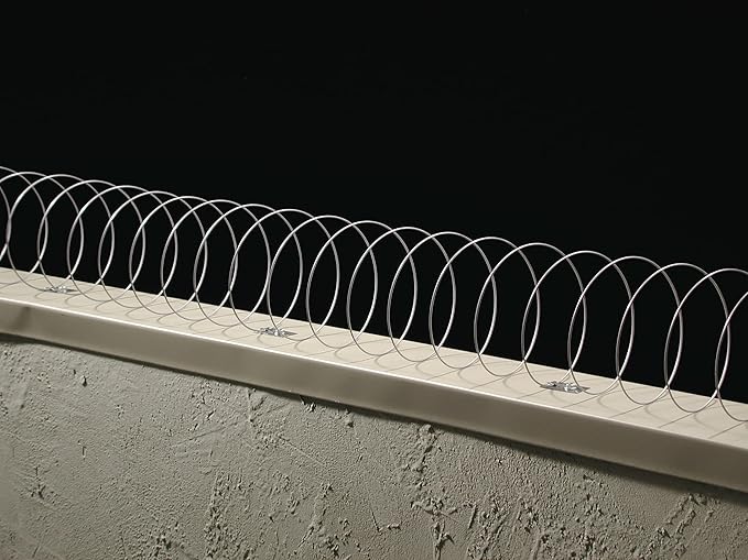 Bird Barrier Bird Coil – Professional Stainless Steel Bird Deterrent Coils | Ideal for Pigeons and Larger Birds | Includes End Posts and Fasteners