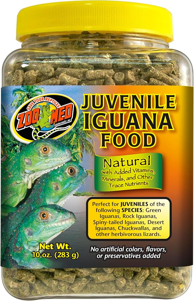 Natural Iguana Food Juvenile Formula Size: 10 Oz.