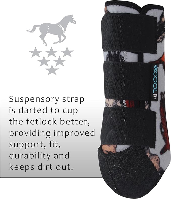 Professional's Choice 2XCOOL Sports Medicine Horse Boots | Protective & Breathable Design for Ultimate Comfort & Durability in Active Horses | Value 4 Pack