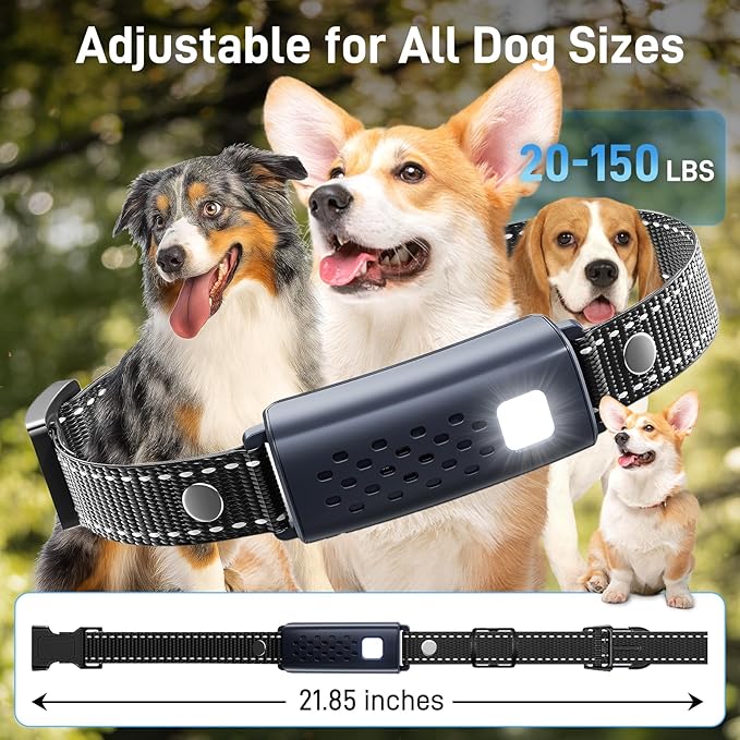 Shock Collar for Dogs - 4500FT Dog Training Collar with Remote, Waterproof e Collar with Flashlight, 4 Training Modes, Keypad Lock, Rechargeable Dog Shock Collar for Small Medium Large Dogs