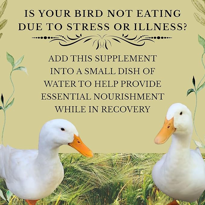 Nutrtional Yeast w/Niacin + Sea Kelp + Herbs + Vitamins + Protein+ Calcium. Duck Supplements, Duck Vitamins, Chickens. (Niacin Deficiency, Immune System Support) Brewer's Yeast.