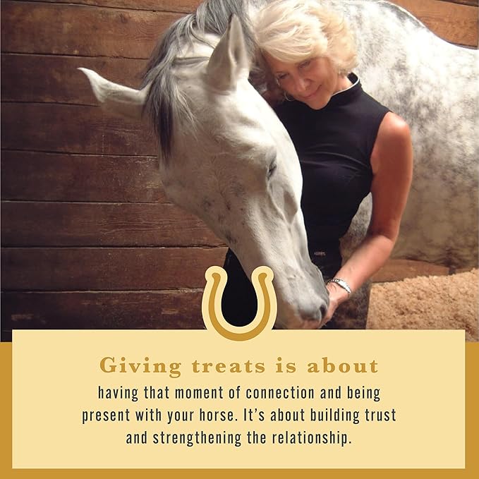 Withers & Withers Sugar-Free Horse Treats – Cinnamon with Oat Bran Horse Cookies, Goat Treats, Healthy Treats for Horses 16 Oz, 100% Compostable Bag – Humane Plant-Based Ingredients