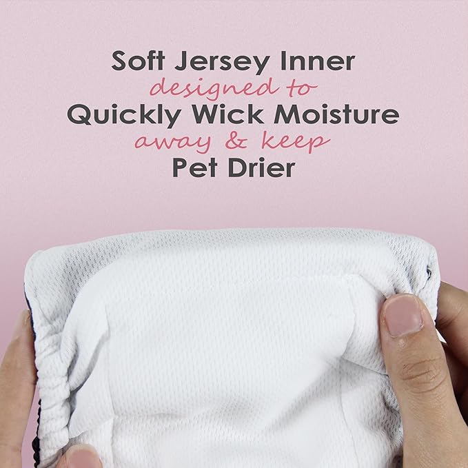 wegreeco Washable Male Dog Belly Band (Stylish Pattern)- Pack of 3 - Washable Male Dog Belly Wrap, Dog Diapers Male (Tie-dye, Sky, X-Large)