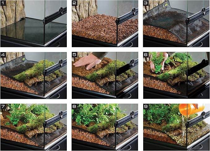Exo Terra BioDrain Terrarium Substrate for Aquarium, 4.4-Pound (Pack of 2)