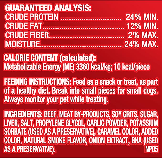 Pup-Peroni Minis Original Beef Recipe Dog Treats, 5.6 Oz. Bag, (Pack of 8)
