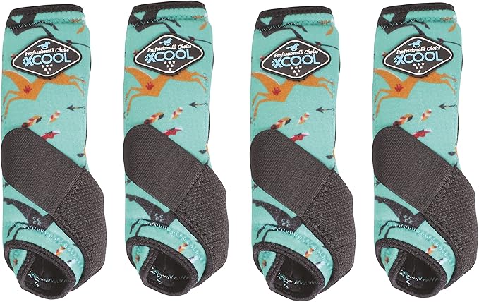 Professional's Choice 2XCOOL Sports Medicine Horse Boots | Protective & Breathable Design for Ultimate Comfort & Durability in Active Horses | Value 4 Pack