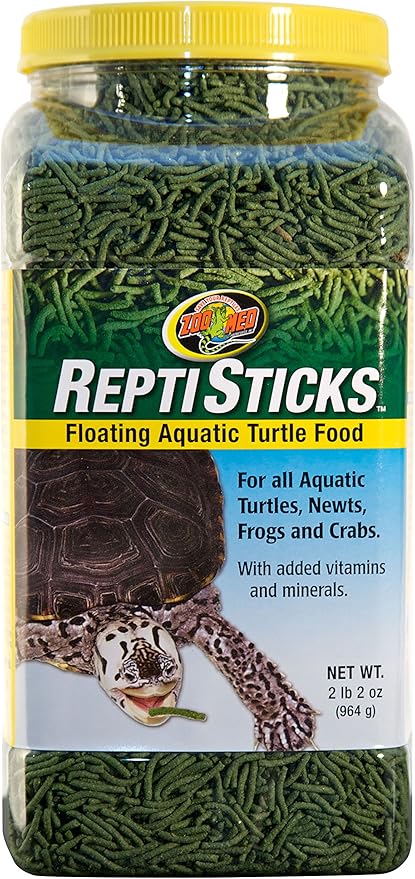 Zoo Med ReptiSticks Floating Aquatic Turtle Food, 2.2 lbs
