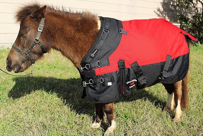 44" 1200D Foal Turnout Waterproof Fleece Lined Medium Winter Blanket 519LG09
