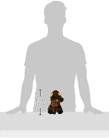 Aurora Mini Flopsie 8" Brown Toro Adorable Stuffed Animal - Image 3