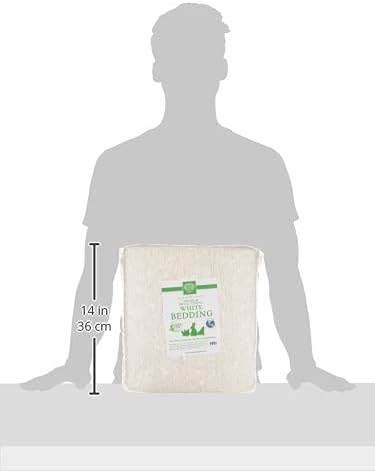 Small Pet Select White Paper Bedding 56L, Litter for Rabbit, Guinea Pig, Hamster, Bunny and Other Small Animals, Made in USA, 56L