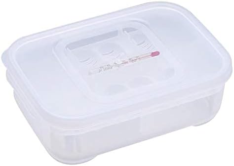 Reptile Breeding Box,16.5x11x5.2cm Reptile Hatchery Box Reptile Incubation Box with Transparent Cover and Temperature Measuring for Hatching Reptiles Lizards, Snakes