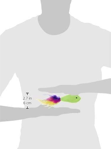 SmartyKat (9 Count) Fish Flop Crinkle Catnip Cat Toys - Multi Color, 9 Count - Image 3