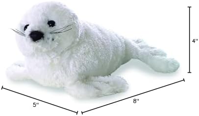 Aurora Mini Flopsie 8" Harp Seal Adorable Stuffed Animal - Image 2