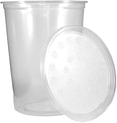 Josh's Frogs 32 oz Fruit Fly Cup and Fabric Lid - 10 Pack