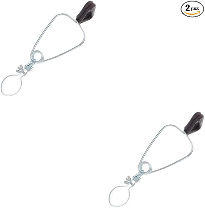 LIOOBO 2pcs Household Reptile Lamp Shade Fixing Clip High Temperature Resistant Wear-Resistant Hanger for Lampshades Easy to Use and Store for Terrarium Lighting