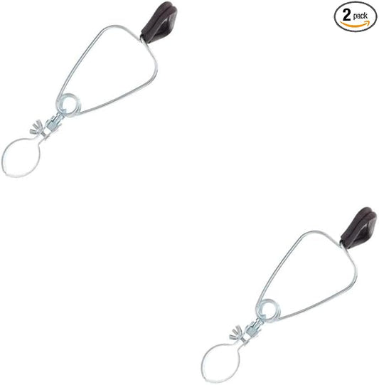 LIOOBO 2pcs Household Reptile Lamp Shade Fixing Clip High Temperature Resistant Wear-Resistant Hanger for Lampshades Easy to Use and Store for Terrarium Lighting