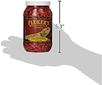 Fluker's Bearded Dragon Food, For Adult Bearded Dragons, Pellet Diet Rich in Protein, Fats, Vitamins, and Minerals, 3.4 oz