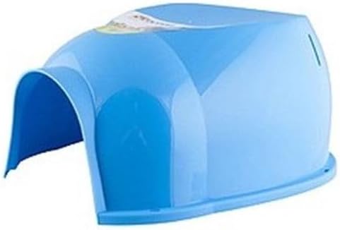 Savic Cocoon Small Animal House for Dwarf Rabbits, Guinea Pigs, Ferrets, Rats and More (Blue)