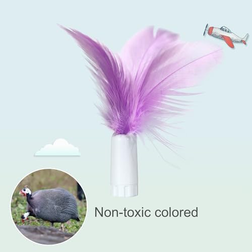 ORSDA 6Pcs Feathers Replacement and Soft Furry Accessories ONLY Fits Cat Toys, Interactive Toys for Indoor Cats-NOT fits for Other Brand Toys - Image 4