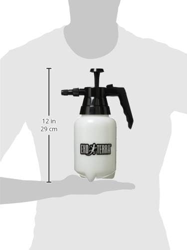 Exotera GEX EXOTERRA Mister Pressure Sprayer, Adjustable Spray Range and Fine Mist for Reptiles, Amphibian Breeding, Terrariums, Water Capacity 3.3 gal (1 L)