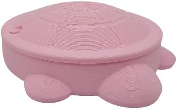 Mini Sandbox Turtle with Lid Cap | Reptile Feeder (5 Inch)