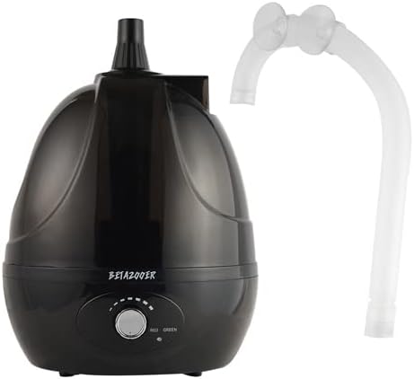 BETAZOOER Reptile Humidifiers Mister Fogger with Extension Tube/Hose, Suitable for Reptiles/Amphibians/Herps/Vivarium with Terrariums and Enclosures (2.5 Liter Tank)