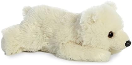 Aurora Mini Flopsie 9" Polar Bear Adorable Stuffed Animal - Image 2