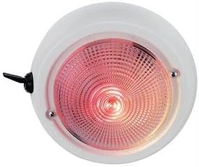Dome Light with Red and White Bulbs - Dome Light with Red and White Bulbs