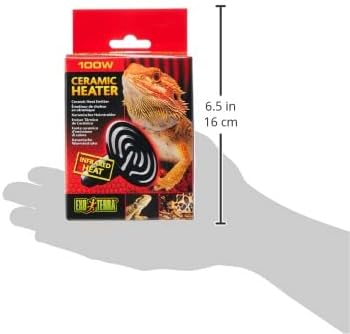 Exo Terra's Ceramic Heater - 100 W Lamp Pack for Reptile Heat, Ceramic Emitter with 150-Watt Ceramic Heat Emitter, Compatible with Exo Terra Light and Thermostat