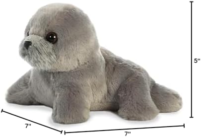Aurora Mini Flopsie 7" Harpo Seal Adorable Stuffed Animal - Image 5