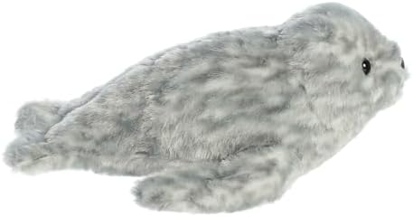 Aurora?? Adorable Mini Flopsie??? Harbor Seal Stuffed Animal - Mini Companions Ready for Playful Adventures - for Kids All Ages, Toddlers, Adults, and Families - Gray 8 Inches - Image 3