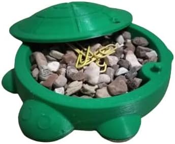 Mini Sandbox Turtle With Lid Cap | Reptile Feeder