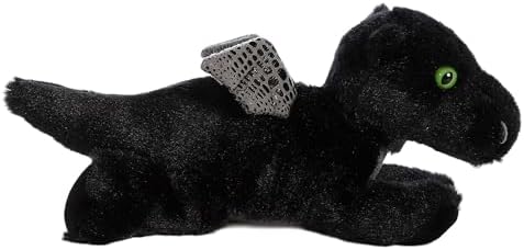 Aurora?? Adorable Mini Flopsie??? Midnight Dragon??? Stuffed Animal - Playful Ease - Timeless Companions - Black 8 Inches - Image 4