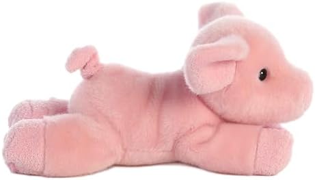 Aurora Mini Flopsie 9" Pickles Piglet Adorable Stuffed Animal - Image 2