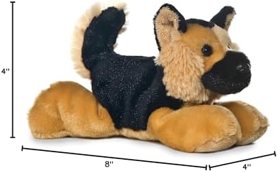 Aurora Mini Flopsie 8" Shep Adorable Stuffed Animal - Image 5