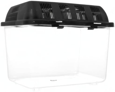 Transparent Reptile Breeding Box with Ventilation Climbing Pet Storage Container for Turtles and Other Reptiles Feeding Case for Pet Display