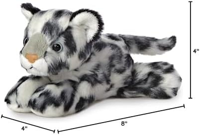 Aurora Mini Flopsie 8" Snow Leopard Adorable Stuffed Animal - Image 5