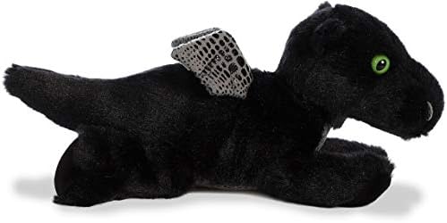 Aurora?? Adorable Mini Flopsie??? Midnight Dragon??? Stuffed Animal - Playful Ease - Timeless Companions - Black 8 Inches - Image 2