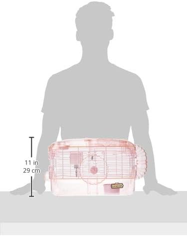 Kaytee CritterTrail Pink Habitat for Pet Mice, Dwarf Hamsters, Hamsters or Gerbils