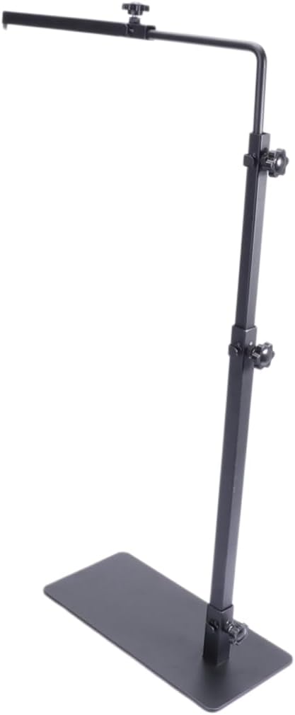 Milisten Reptile Basking Light Stand for Turtles and Lizards Durable Height Rack with Uv Heat Lamp Support for Aquariums