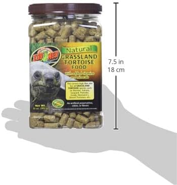 Zoo Med Natural Tortoise Food, 35-Ounce, Grassland