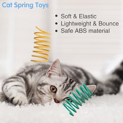 12PCS 12Colors Cat Spring Toys for Indoor Cats - Image 5